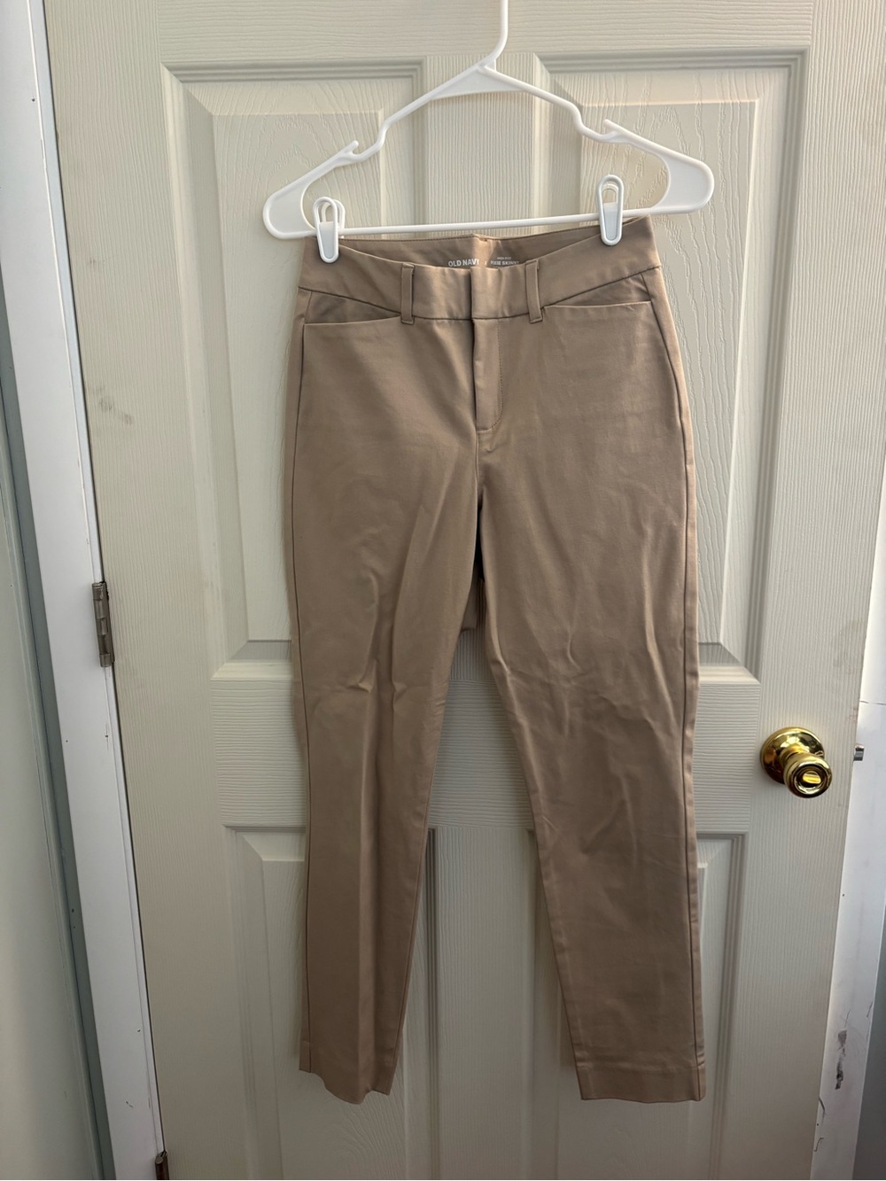 Old Navy Straight-Leg Beige Women's Jeans